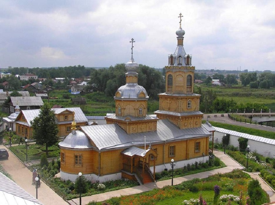 Тихвинский монастырь город Цивильск