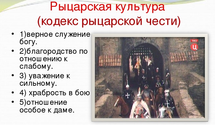 Рыцарство как феномен культуры средневековой европы презентация